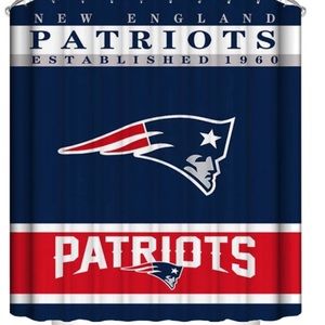 Like new New England Patriots shower curtain(window Curtain)